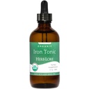 Herb Lore Iron Tonic - Organic Liquid Iron Drops Supplement for Kids & Women - Baby, Imeväinen & Toddler Friendly - Plant Based, Vegan, Gentle, Non Constipating Herbal Tincture (4 fl oz)