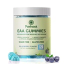 EAA Gummies 120 Gummies (Blueberry), 9000 mg Essential Amino Acids - Kaikki 9 Essential Aminos (EAA) ja kaikki Branched-Chain Aminos (BCAA), ei-GMO, Gluteeniton, kasvissyöjä Ystävällisesti