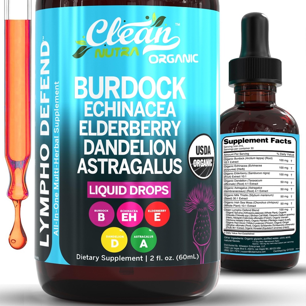 Organic Lymfatic Drainage Supplement ... Lymfatic Support Drops ...