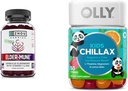 Zhou Nutrition Elderberry Gummies 60 Count & Olly Kids Magnesium Gummies 50 Count Immuuni & rauhallinen tuki