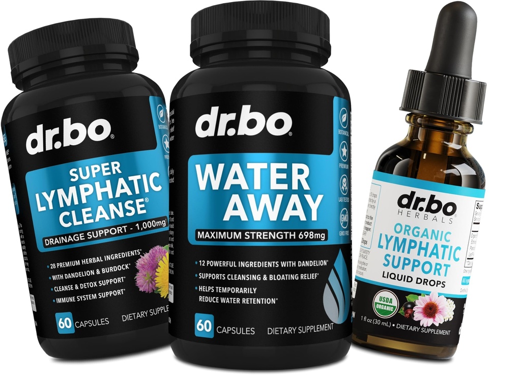 Vesi pillerit Diureetit & Lymfatic Drainage Lisäravinteet - Natural Away pillereitä veden säilytys & Organic Lymfatic Tuki Nesteen drops Cleanse - Fluid & Lymph System Tuki täydentää Detox