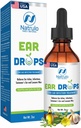 Natrulo Natural Ear Drops for Ear Infektio - Homeopaattinen, kasviperäisten Eardrops aikuisille, lapset ja lemmikit - korva aches, uimarin korva, Loosen Wax - Lasten turvallinen korvaöljy, valmistettu Yhdysvalloissa (2 Oz)