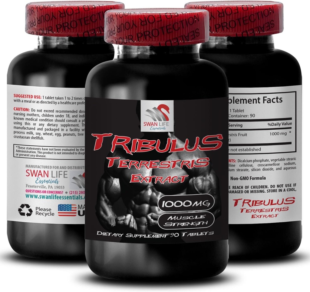 Natural Stamina Boost - TRIBULUS TERRESTRIS Extract - Voima- ja toimintatuki, energiaoptimointi Formula, Plant-Based Power, Body Performance Blend, Active Recovery, Energy Flow 1Bot 90Tabs