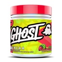 GHOST BCAA Powder Aminohapot täydennysosa, kiivit Mansikka - 30 Tarjoilut - Sokeriton intra, Post & Pre workout Amino jauhe & Recovery Drink, 7G BCAA