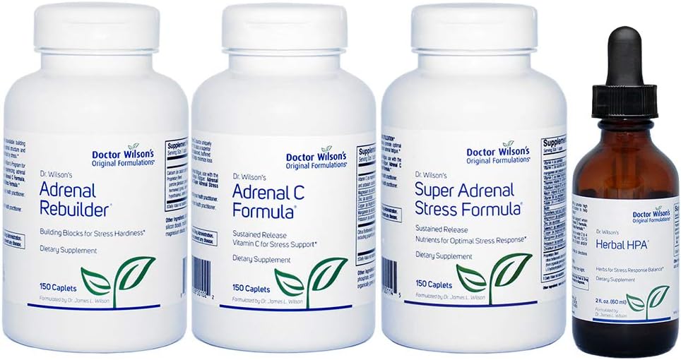 Dr Wilson Adrenal Fatigue Protocol Kit för Adrenal Support HPA Large