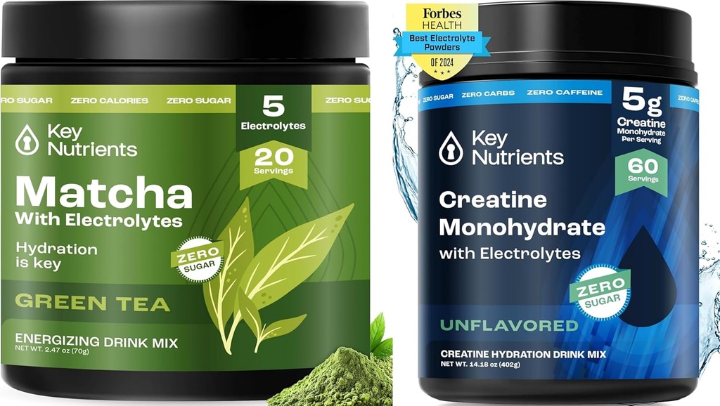 AVAIN NUTRIENTS Matcha Powder & Creatiini Monohydraatti Bundle 