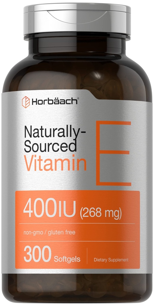 Horbäach-vitamiini E Softgel-kapselit ... 400 iu... 268 mg... 300