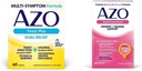 AZO Jeast Plus Dual Relief 60 tablettia, hiivatulehdus ja emätintulehdus + kaksoissuoja, virtsan ja emättimen tuki*, prebiootti Plus kliinisesti todistettu naisten probiootti 30