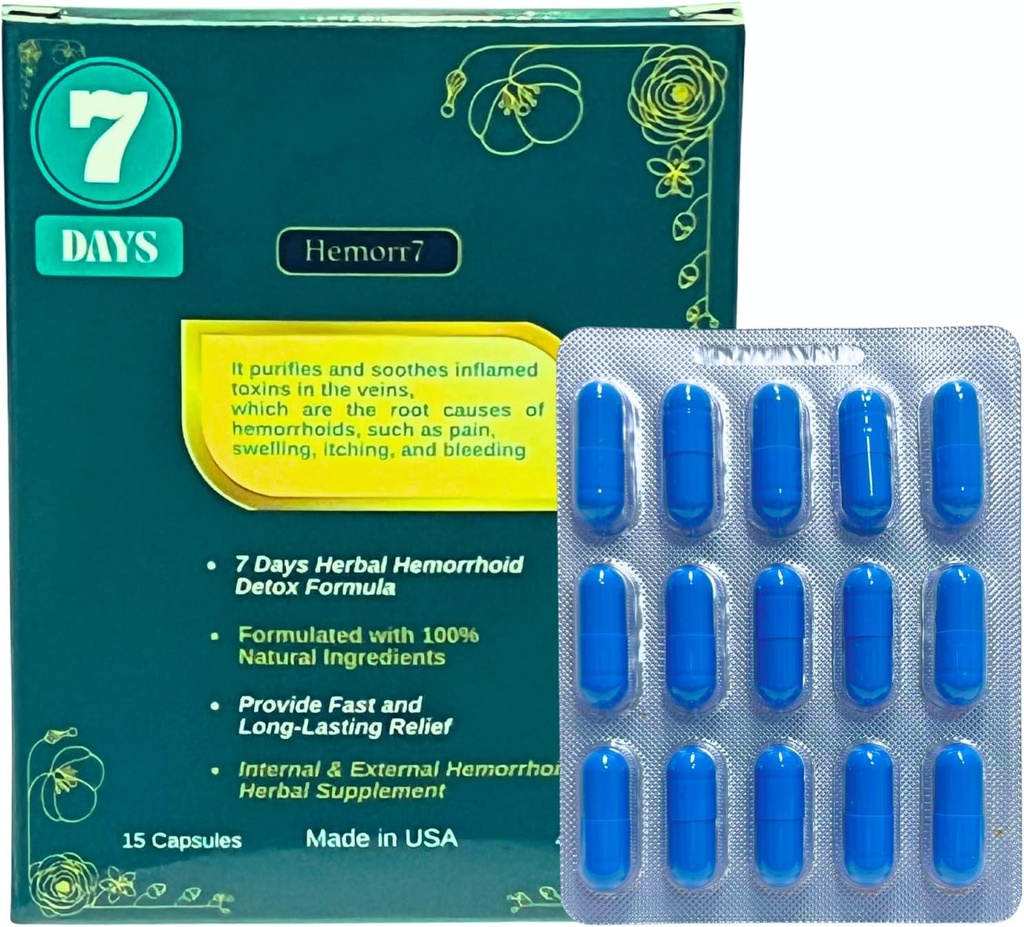 Peräpukamat kasviperäisten Remedy,7 päivää Detox Formula, kasviperäisten korjaustoimenpiteitä työtä käsitellä juuria syitä peräpukamia pitkään viimeisen.