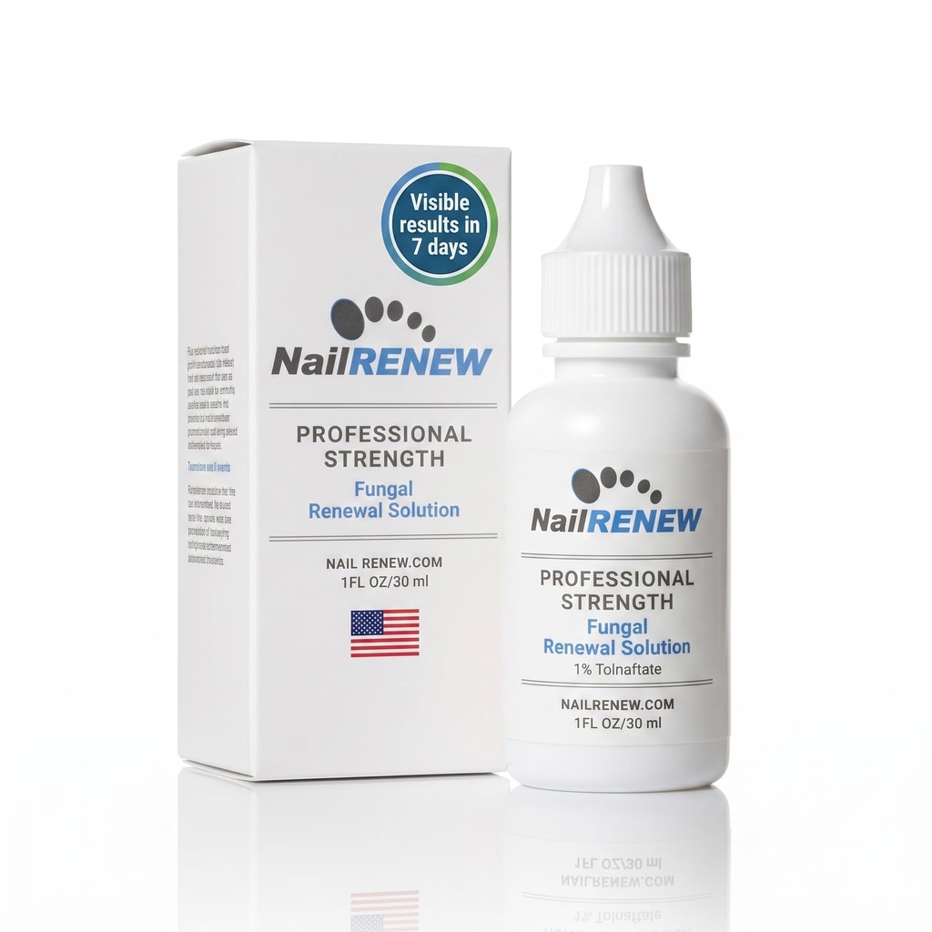 NailRENEW Antifungal - Professionell styrka, kompatibel svampbehandling för tå svamp, missfärgad eller Brittle naglar (1 flaska)