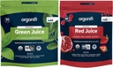 Organify Green Juice och Red Juice Bundle - 30 Day Supply - Delicious, Refreshing Organic Superfood Supplement Powder med antioxidanter för energi- och stressavlastningsstöd - Ingen GMO, Gluten eller Soy