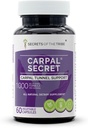 Hemligheter i stammen - Carpal Secret, Carpal Tunnel Support, Herbal Supplement Blend (60 kapslar)