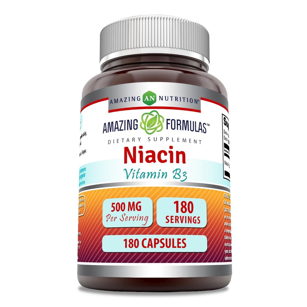 Hämmästyttävä Formula Niacin Supplement 