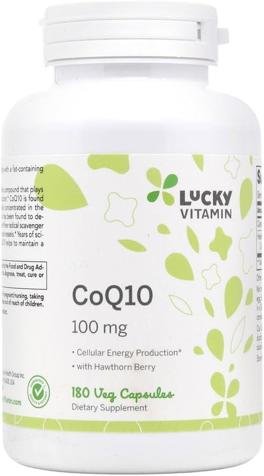Lucky Vitamiini - CoQ-10 Hawthorn Berry 100 mg. - 180 Veg kapselit