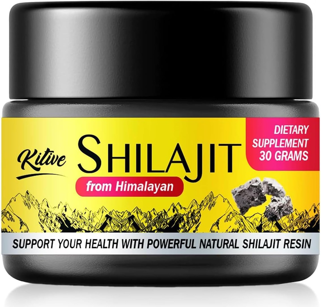 Shilajit Pure Himalajan Organic Hartsi: Shilajit miesten & naisten 30 g