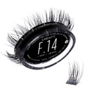 Lashify Pörrö 14mm Gossamer Silmänrintalaajennukset täyttö, musta, helppo DIY väärennetty laseja lisätä täydellisyys ja ulottuvuus