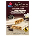 Atkins Coffee House Collection Vanilla Latte Bar, 16g proteiinia, 2g sokeria, 4g Net Carbs, 13g kuitua, 12 kreivi