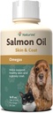 NaturVet Salmon Oil Skin Supplement koiralle ja kissalle . Sisältää Omega-3, 6 rasvahappoa... terveelle iholle, kiiltävät takit... Koiran turkki täydentää, kissan iho täydentää... 16 Oz.
