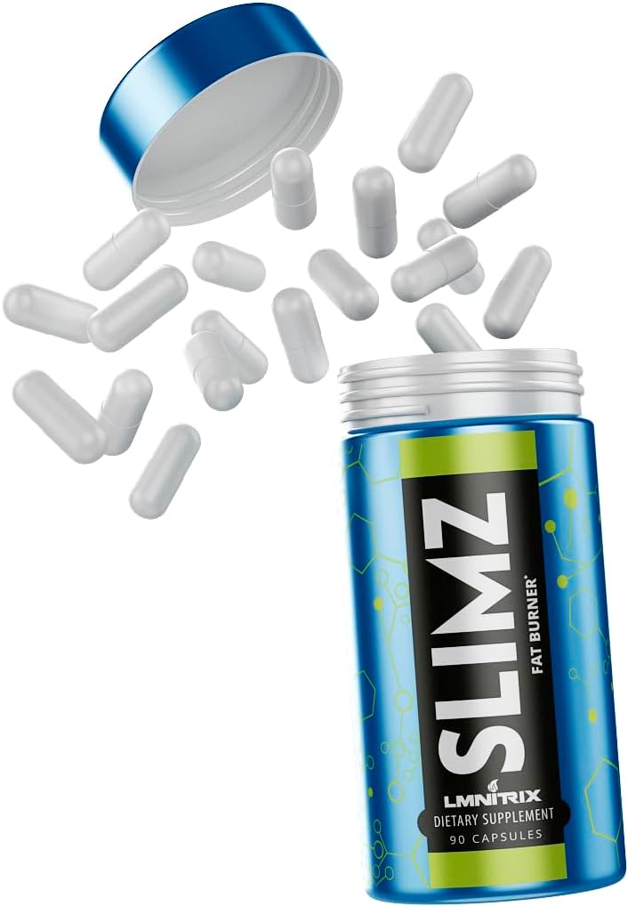 SLIMZ Fat Burner & Mood Enhancer - Ruokavalio pillereitä, jotka toimivat - laihtuminen täydentää - laihtuminen, saada stressiä ja hallita Wellness Matka - 90 kapselia