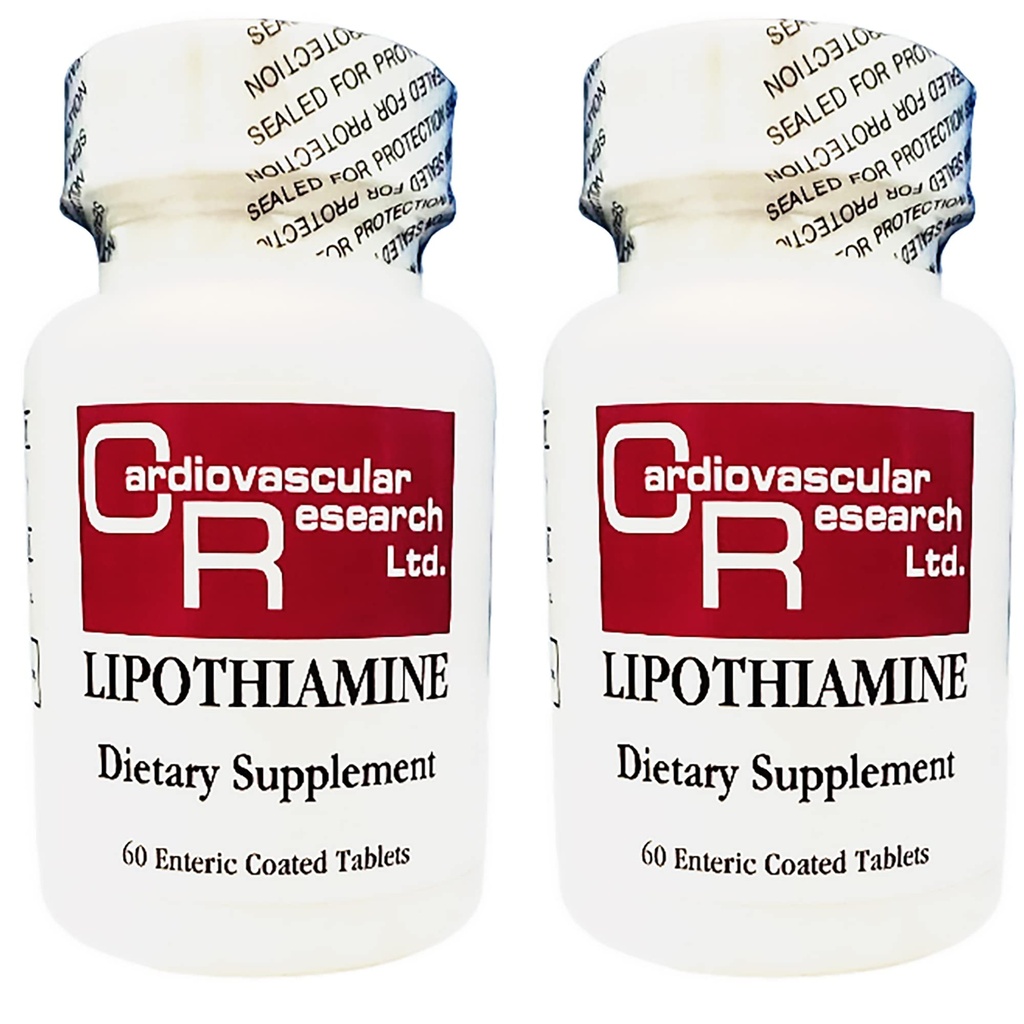 Kardiovaskulaaritutkimus Lipotiamiini B täydentää 120 tablettia - B1-vitamiini Nyt alfalipoiinihappo - 2 X 60