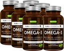 Igennus Avancerad RTG Omega-3 IFOS Certified Wild Fish Oil & Vitamin D3, 1-a-Day, Fatty Acids EPA & DHA, Fast-Acting Triglyceride Form, Ultra Pure & Non-GMO, 360 Softgels