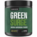 Jacked Factory Green Surge Green Superfood Powder- Keto Friendly Greens Drink w/Spirulina, Vehnä & Ohra Grass, Organic Greens - Vihreä teeuute, Probiootit & Dgestive Enzymes - Hapan omena