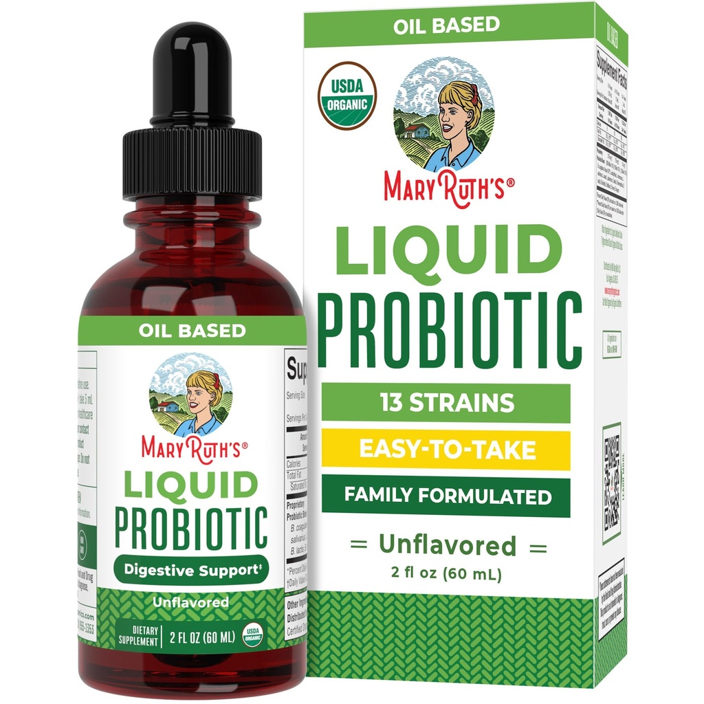 MaryRuth Organics USDA Organic Liquid Probiootti 