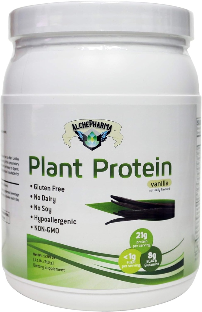 Kasviproteiini (Premium Blend) - No Soy, Hypoallergenic, No Gritin (Featuring Omega 3 Rich Sacha Inchi ja Chia) - 1,1 lb (510G) - suklaa