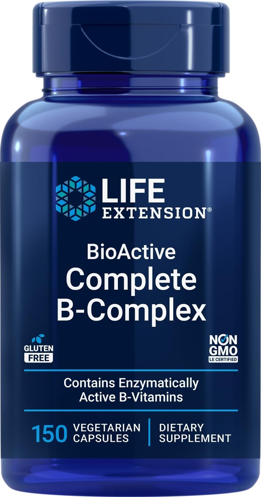 Life Extension BioActive Complete B-Complex, 150 kasviskapselia