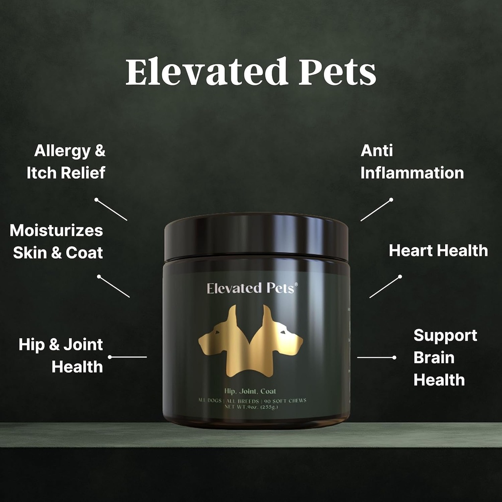 Ultra-Terve Omega 3 Kalaöljy herkut w/MSM, Glukosamiini, Chondroitin, EPA/DHA koirille: Kohonnut lemmikkieläinten kalaöljy, Turmeeric & Joint Supplement + Allergia Chews - Ultimate koiran vitamiini täydentää