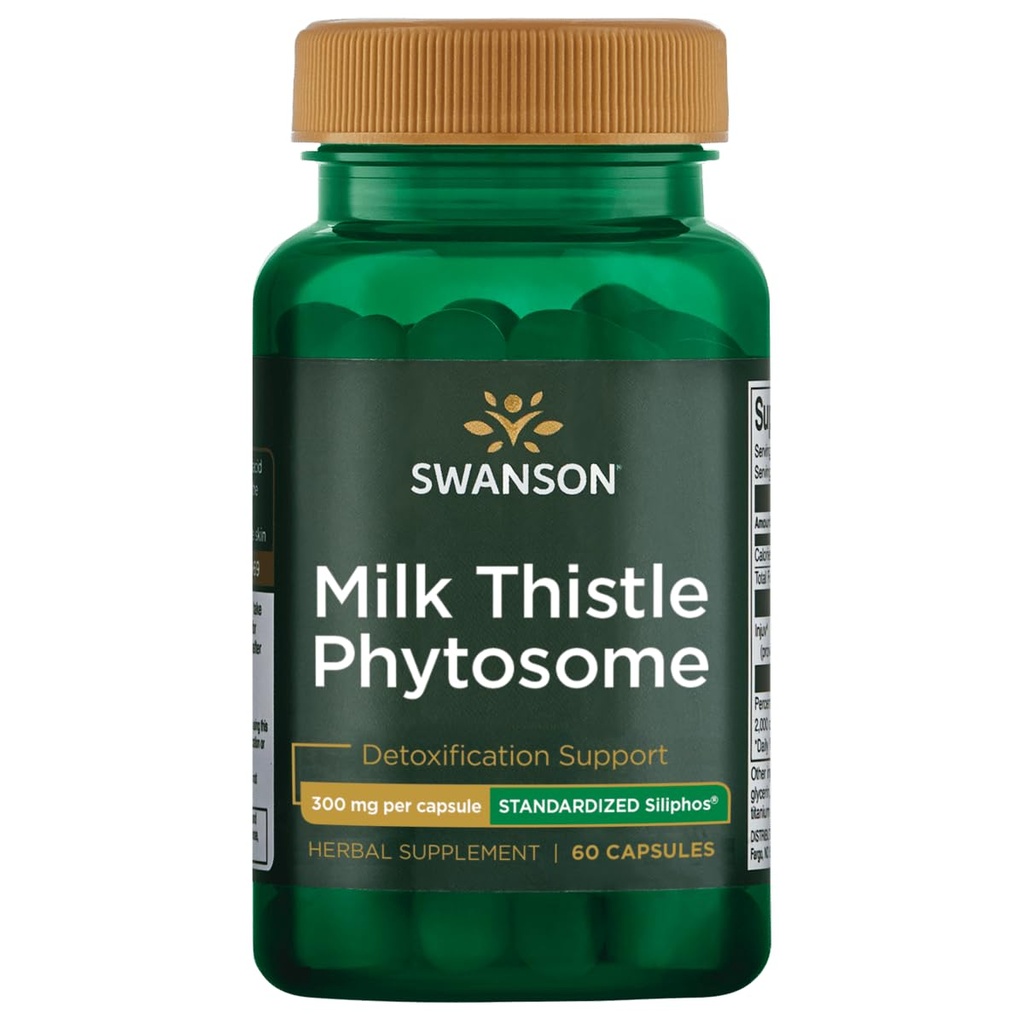 Swanson Siliphos Milk Thistle Phytosome 300 Milligrammaa 60 Kapselia