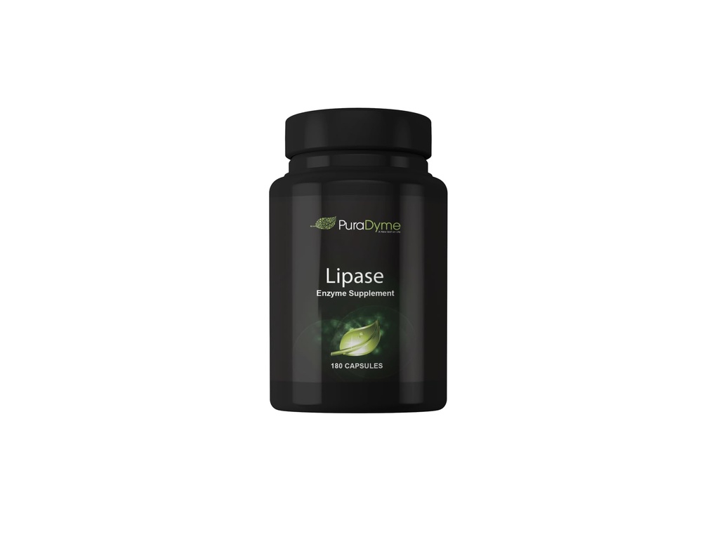 PuraDyme Lipase Enzyme 180 kapselia Dgestiivinen Enzyme (1)