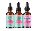 JoySpring B-Complex & Vital Vits ja Magnesium Drops Bundle . Luonnollisesti Lähde: Lapset Vitamiinit ja mineraalit.