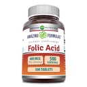Amazing Formula Foolihappo (Vitamin B9) 400 mikrog ... Tablets Supplement ...