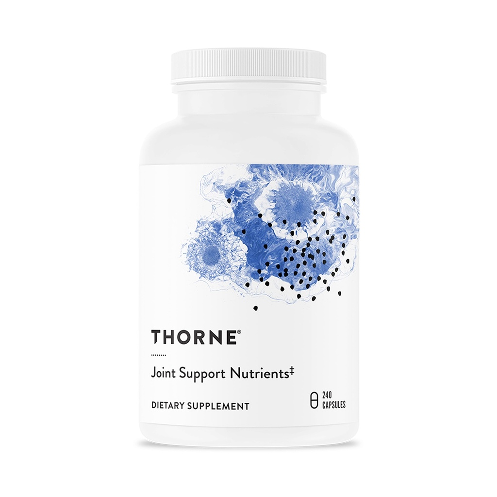 THORNE - Joint Support Nutrients - Glukosamiini ja MSM Curcuminin, bromaiinin ja Boswellia yhteisen tuen* - 240 kapselia