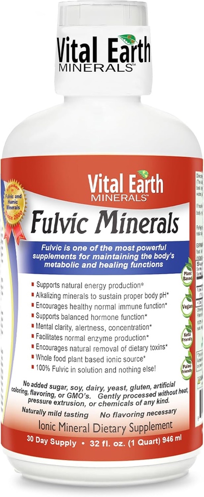 Vital Earth Minerals Fulvic Minerals Liquid 