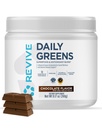 Revive MD Daily Green Powder Superfood (Chocolate) - Supergreens Powder tukea energiatasoja - vihreä mehu, joka parantaa kuitua saanti - kasvis tukee digestio ja Gut Health