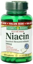 Luonnon Bounty Flush Ilmainen Niacin 500 mg, 120