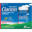 Claritin 24 HR Non Drowsy Allergy Medicine, Loratadine antihistamiinitabletit, 30 Ct