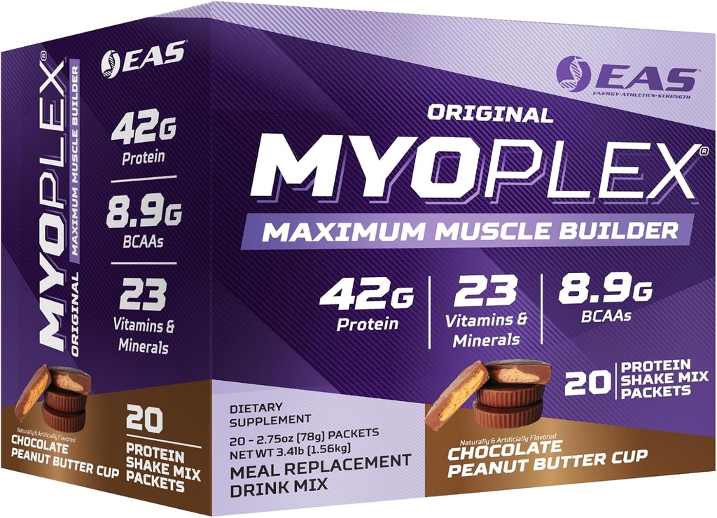 EAS Original Myoplex Maksimi lihasrakentaja, Ateriankorvike Protein Mix . Quality Protein Blend 