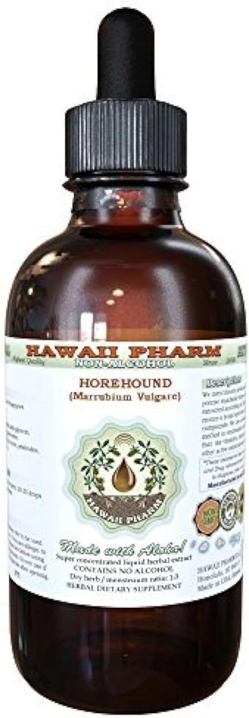 Horekoiran alkoholiton nesteuute, orgaaninen horekoira (Marrubium vulgare) kuivattu Herb Glyceriitti 2 oz