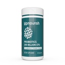UpNourish Probiootit - 200 miljardia PMY:tä miehille ja naisille, 15 Kliinisesti tutkittu kanta, prebiootit ja entsyymit - 60 vegan kapselia