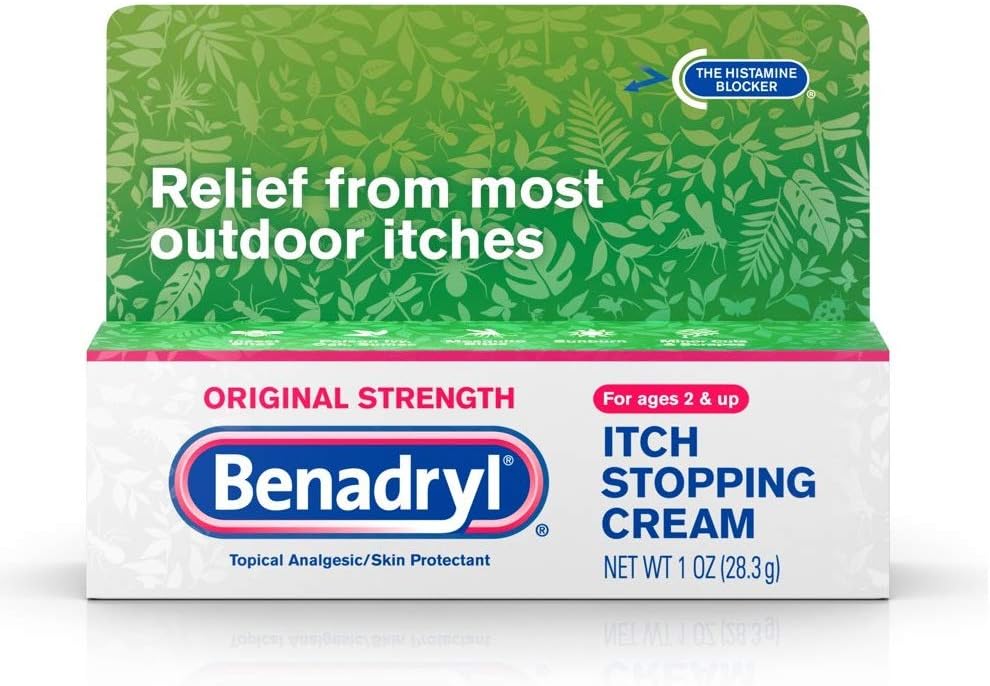 Benadryl Itch Stopping Cream Alkuperäinen vahvuus 1 oz (Pakkaus 9)