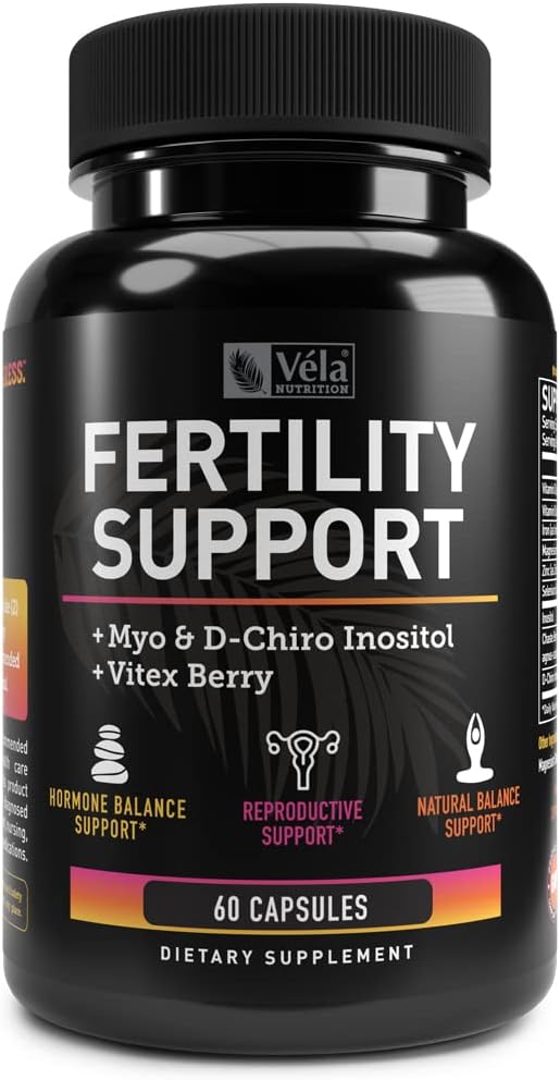 Vela Hedelmällisyys Tuki täydentää ... + Myo & D-Chiro Inositol + Vitex Berry...