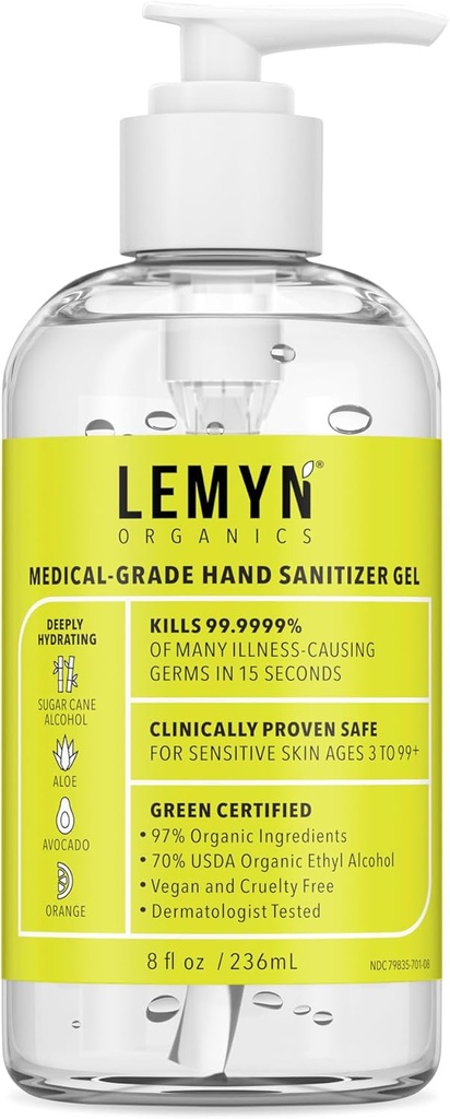 Medical- Grade Hand Sanitizer Gel 