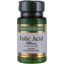 Nature's Bounty Folic Acid Supplement, tukee kardiovaskulaarisia terveys, 800 mcg, Multi, No Flavour, 750 Count, 3 pakkaus