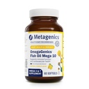 Metagenics OmegaGenics Mega 10 Omega Supplement- with Omega-7, 330 mg EPA & 170 mg DHA for Heart Health*- kestävästi Lähde & Ei Fishy Jälkimaku - ei-GMO & Gluteeniton - 60 Softgels