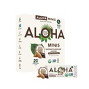 ALOHA Organic Plant Based Protein Bar MINIS | Coconut Chocolate Almond | 20 greve, 24g Bars | Vegan, Low Sugar, Gluten Free, Paleo, Low Carb, Non-GMO, Stevia Free, Soy Free, No Sugar Alkohols