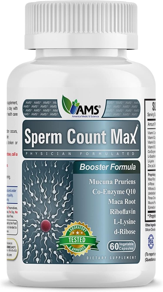 America Medic & Science Sperm Count Max (60 kapselia) 