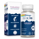 SOLARAY ProSorb Turmeric Supplement Phytosome 500 mg - 29X High Absorption Turmeric Curcumin Supplement för Joint Health Support - Easy-to-Digest Curcumin, Vegan, 60-dagars garanti, 30 Serv, 30 VegCaps